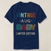 August Geburtstagsgeschenk T-Shirt (Design vorne)