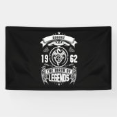 August-Geschenk | 1962 Geburtsjahr der Legenden Banner (Horizontal)