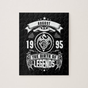 August-Geschenk 1995 Geburtsjahr der Legenden Puzzle