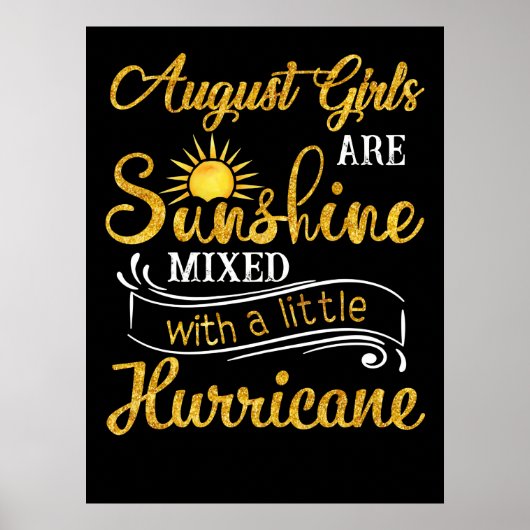 August Girls sind Sunshine Mixed Little Hurricane Poster (Vorne)