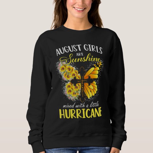 August Girls sind Sunshine Mixed Little Hurrikan S Sweatshirt (Vorderseite)