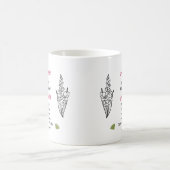 August Gladiola und Poppy Birthday Keepake Kaffeetasse (Mittel)