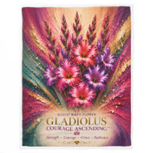 August Gladiolus Geburt Blume Florales Bewusstsein