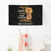 August It’s My Birthday Black August Leo Virgo Banner (Insitu)