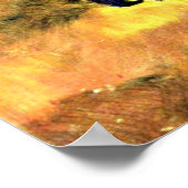 August Macke art: Frau in einer grünen Jacket, Poster (Ecke)