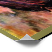 August Macke art, Girl in the Greenery Poster (Ecke)