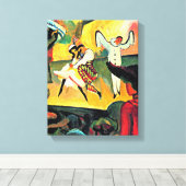 August Macke art, Russisches Ballett, Leinwanddruck (Insitu (Holzboden))