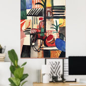 August Macke artwork, Man with Donkey Poster (Heimbüro)