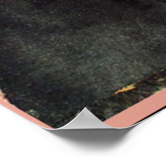 August Macke artwork, Man with Donkey Poster (Ecke)