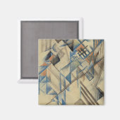 August Macke (Deutschland, 1887-1914) Magnet (Vorderseite/Rückseite)