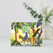 August Macke - Donkey Ride Postkarte (Stehend Vorderseite)
