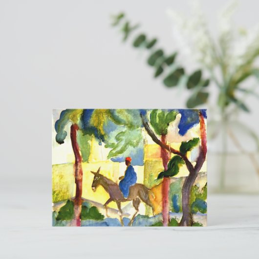 August Macke - Donkey Ride Postkarte (Stehend Vorderseite)