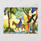August Macke - Donkey Ride Postkarte (Vorderseite)