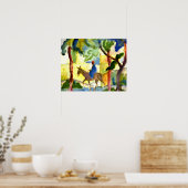 August Macke - Eselreiter Poster (Küche)