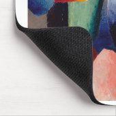 August Macke, farbige Zusammenstellung der Formula Mousepad (Ecke)