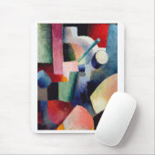 August Macke, farbige Zusammenstellung der Formula Mousepad (Mit Mouse)