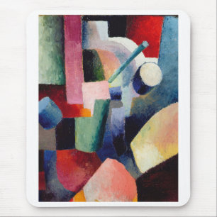 August Macke, farbige Zusammenstellung der Formula Mousepad