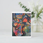 August Macke - Farbkomposition Ode to Bach 1912 Postkarte (Stehend Vorderseite)