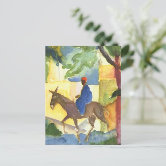 August Macke Fine Art Postcard Postkarte (Stehend Vorderseite)