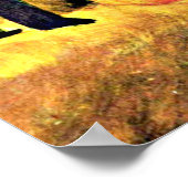 August Macke - Frau im Grünen Poster (Ecke)