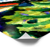 August Macke - Frühjahrslandschaft in Tegernsee Poster (Ecke)