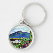 August Macke - Frühjahrslandschaft in Tegernsee Schlüsselanhänger (Vorne)