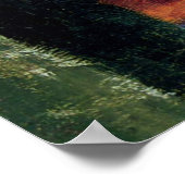 August Macke - Garten am Thuner See 1913 Poster (Ecke)