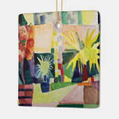 August Macke: Garten am Thunersee Keramikornament (Links)