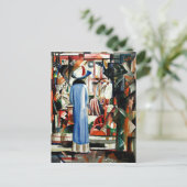 August Macke - Großes, gut beleuchtetes Shop-Fenst Postkarte (Stehend Vorderseite)