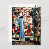 August Macke - Großes, gut beleuchtetes Shop-Fenst Postkarte (Vorne/Hinten)