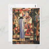August Macke - Grosses, helles Schaufenster 1912 Ö Postkarte (Vorne/Hinten)