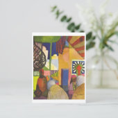 August Macke - Im Basar - 1914 im Basar Postkarte (Stehend Vorderseite)