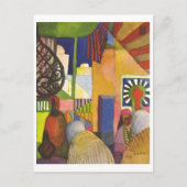 August Macke - Im Basar - 1914 im Basar Postkarte (Vorderseite)