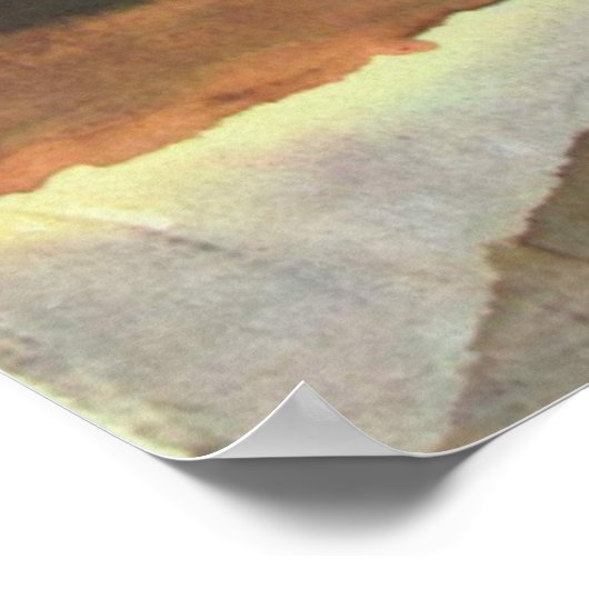 August Macke - Island Shank w/sitzend Arabisch 191 Poster (Ecke)