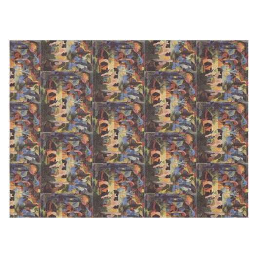 August Macke Landschaft mit Kühen und Kamel Tischdecke (Vorderseite (Horizontal))