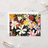 August-Macke-Malerei, Teppich aus Blume Karte (Vorderseite/Rückseite Beispiel)