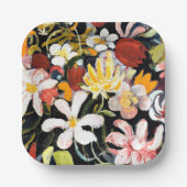 August-Macke-Malerei, Teppich aus Blume Pappteller (Vorderseite)