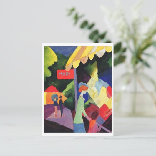 August Macke - Modefester 1913 Postkarte (Stehend Vorderseite)