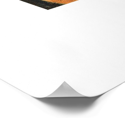 August Macke. "Promenade" Kunstgewerbe Poster (Ecke)