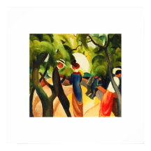 August Macke. "Promenade" Kunstgewerbe