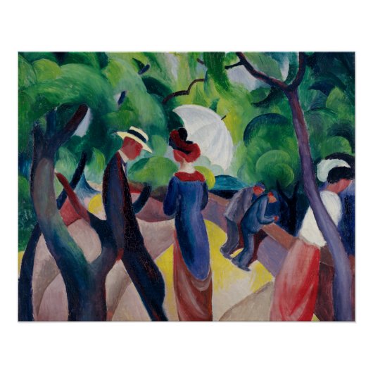 August Macke Promenade Poster (Vorderseite)