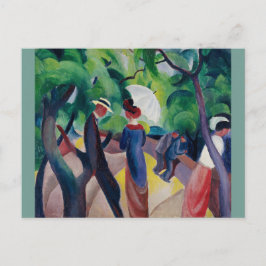 August Macke Promenade Postkarte