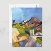 August Macke - Rocky Landscape Postkarte (Vorne/Hinten)