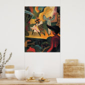 August Macke - Russisches Ballett 1912 Ölballett Poster (Küche)