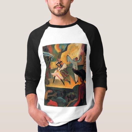 August Macke - russisches Ballett T-Shirt (Vorderseite)