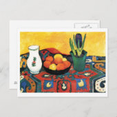 August Macke - Stilleben: Hyazinthenteppich 1910 Postkarte (Vorne/Hinten)