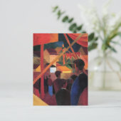 August Macke - Tightrope Walker Postkarte (Stehend Vorderseite)