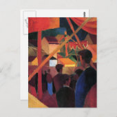 August Macke - Tightrope Walker Postkarte (Vorne/Hinten)