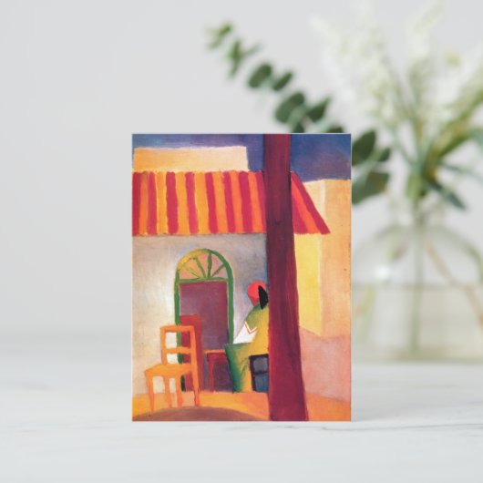 August Macke - türkisches Café I Postkarte (Stehend Vorderseite)
