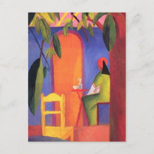August Macke - Türkisches Café II Postkarte